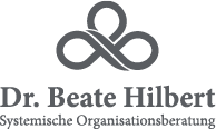 Logo Dr. Beate Hilbert - Systemische Organisationsberatung grau